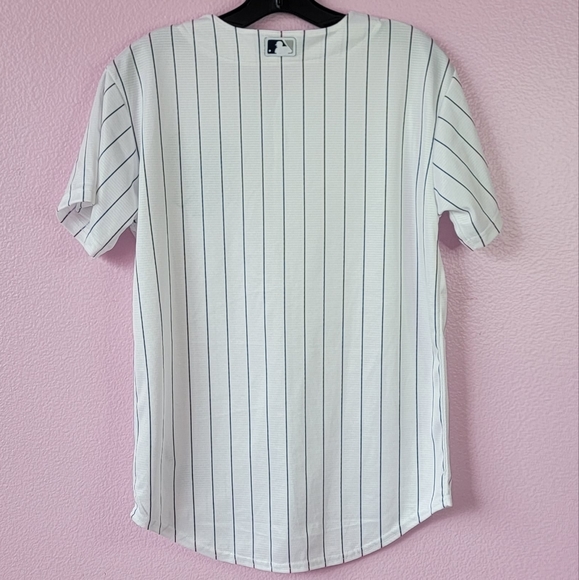 GENUINE MERCHANDISE YANKEES MAJOR LEAGUE BASEBALL YOUNT JERSEY/ L (14/16) - Picture 2 of 10